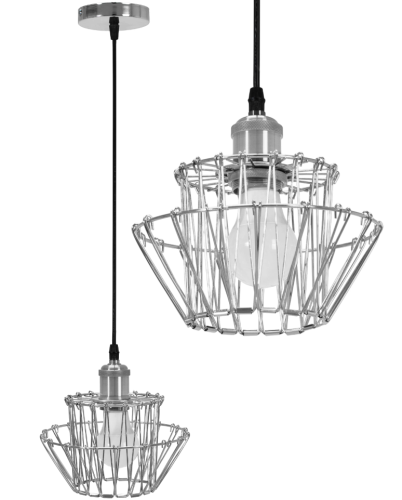 LAMPA APP943-1CP SET CHROM 36 cm