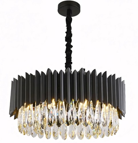 LAMPA APP1657-8CP BLACK 50 cm