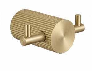 WIESZAK PODWÓJNY 64104A SOLO BRUSH GOLD