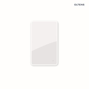 Oltens Nordlis lustro 60x100 cm prostokątne z oświetleniem z przodu z matą grzewczą 64117000