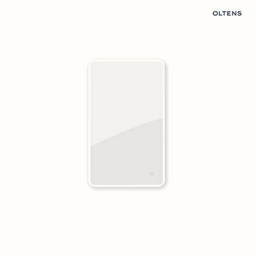 Oltens Nordlis lustro 60x100 cm prostokątne z oświetleniem z przodu z matą grzewczą 64117000