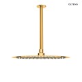 Oltens Aera ramię prysznicowe sufitowe 25 cm złoty połysk 39404800