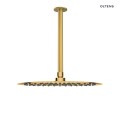 Oltens Aera ramię prysznicowe sufitowe 25 cm złoto szczotkowane 39404810