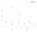 Oltens Stila umywalka 60x45 cm meblowa LavaForm biały mat 40200900