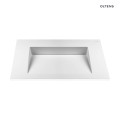 Oltens Stila umywalka 60x45 cm meblowa LavaForm biały mat 40200900