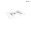 Oltens Stila umywalka 60x45 cm meblowa LavaForm biały połysk 40200000
