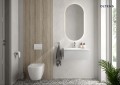 Oltens Stila umywalka 60x45 cm meblowa LavaForm biały połysk 40200000