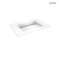 Oltens Stila umywalka 80x45 cm meblowa LavaForm biały połysk 40201000