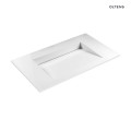 Oltens Stila umywalka 90x45 cm meblowa LavaForm biały połysk 40202000