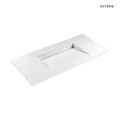 Oltens Stila umywalka 100x45 cm meblowa LavaForm biały mat 40203900