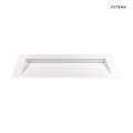 Oltens Stila umywalka 120x45 cm meblowa LavaForm biały połysk 40204000
