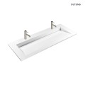 Oltens Stila umywalka 120x45 cm meblowa LavaForm biały połysk 40204000