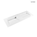 Oltens Stila umywalka 120x45 cm meblowa LavaForm biały mat 40205900