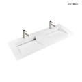 Oltens Stila umywalka 120x45 cm meblowa LavaForm biały mat 40205900