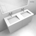 Oltens Stila umywalka 120x45 cm meblowa LavaForm biały mat 40205900