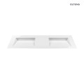 Oltens Stila umywalka 140x45 cm meblowa LavaForm biały połysk 40206000