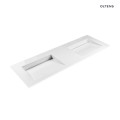 Oltens Stila umywalka 140x45 cm meblowa LavaForm biały mat 40206900