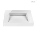Oltens Stila umywalka 60x45 cm ścienna LavaForm biały połysk 40000000