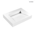 Oltens Stila umywalka 60x45 cm ścienna LavaForm biały połysk 40000000