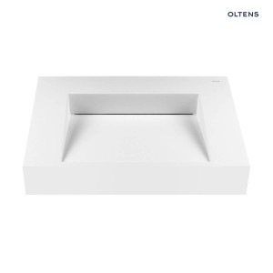 Oltens Stila umywalka 60x45 cm ścienna LavaForm biały mat 40000900