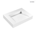 Oltens Stila umywalka 60x45 cm ścienna LavaForm biały mat 40000900