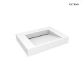 Oltens Stila umywalka 60x45 cm ścienna LavaForm biały mat 40000900