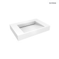 Oltens Stila umywalka 80x45 cm ścienna LavaForm biały połysk 40001000