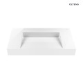 Oltens Stila umywalka 80x45 cm ścienna LavaForm biały mat 40001900
