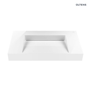 Oltens Stila umywalka 80x45 cm ścienna LavaForm biały mat 40001900