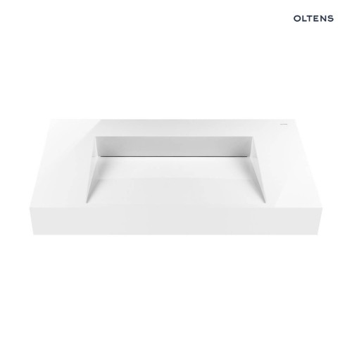 Oltens Stila umywalka 80x45 cm ścienna LavaForm biały mat 40001900