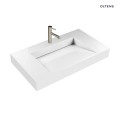 Oltens Stila umywalka 80x45 cm ścienna LavaForm biały mat 40001900
