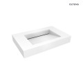 Oltens Stila umywalka 90x45 cm ścienna LavaForm biały połysk 40002000