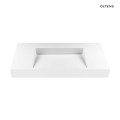 Oltens Stila umywalka 90x45 cm ścienna LavaForm biały mat 40002900