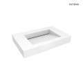 Oltens Stila umywalka 90x45 cm ścienna LavaForm biały mat 40002900