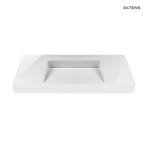 Oltens Stila umywalka 100x45 cm ścienna LavaForm biały połysk 40003000