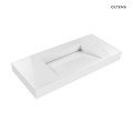 Oltens Stila umywalka 100x45 cm ścienna LavaForm biały połysk 40003000