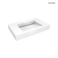 Oltens Stila umywalka 100x45 cm ścienna LavaForm biały połysk 40003000