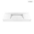 Oltens Stila umywalka 100x45 cm ścienna LavaForm biały mat 40003900
