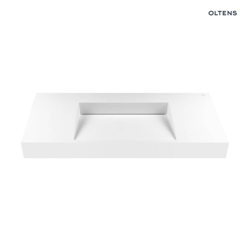 Oltens Stila umywalka 100x45 cm ścienna LavaForm biały mat 40003900