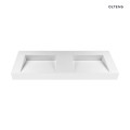 Oltens Stila umywalka 120x45 cm ścienna LavaForm biały mat 40004900