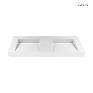 Oltens Stila umywalka 120x45 cm ścienna LavaForm biały mat 40004900