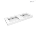 Oltens Stila umywalka 120x45 cm ścienna LavaForm biały mat 40004900