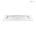 Oltens Stila umywalka 140x45 cm ścienna LavaForm biały mat 40005900