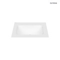 Oltens Kalla umywalka 60,2x46 cm meblowa LavaForm biały mat 40207900