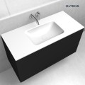 Oltens Kalla umywalka 100,2x46 cm meblowa LavaForm biały połysk 40208000