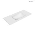 Oltens Kalla umywalka 100,2x46 cm meblowa LavaForm biały mat 40208900