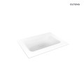 Oltens Kalla umywalka 60,2x46 cm meblowa LavaForm biały połysk 40209000