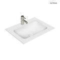 Oltens Kalla umywalka 60,2x46 cm meblowa LavaForm biały mat 40209900