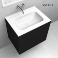 Oltens Kalla umywalka 60,2x46 cm meblowa LavaForm biały mat 40209900