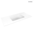 Oltens Kalla umywalka 100,2x46 cm meblowa LavaForm biały mat 40211900